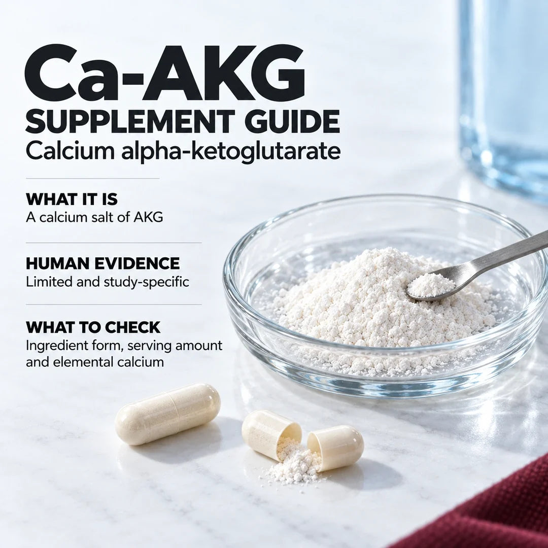 Ca-AKG Supplement Guide: Calcium Alpha-Ketoglutarate Explained NyxSeren